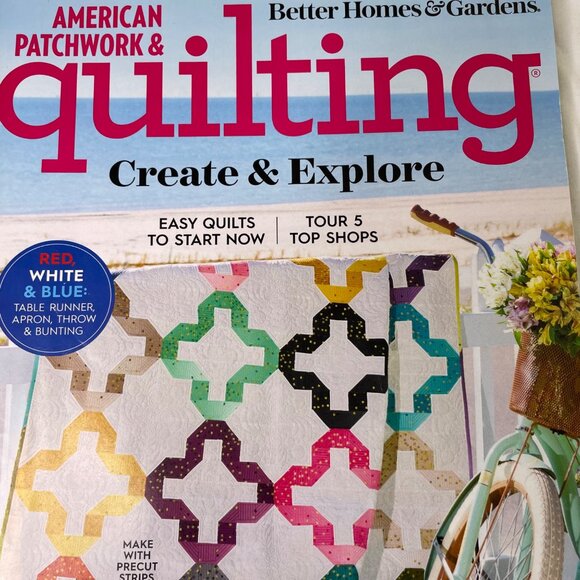 American Patchwork Quilting Crafting Magazine June 2022 Issue 176 Vol 30 No 3 u - Picture 2 of 12